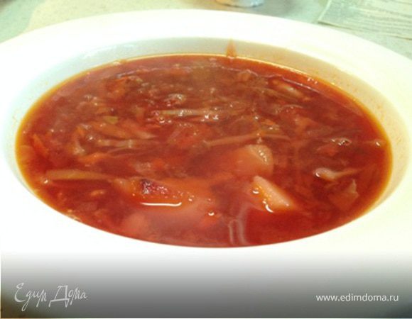 Постный украинский борщ Постный украинский борщ