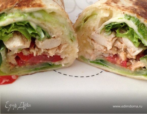 Ролл с курицей