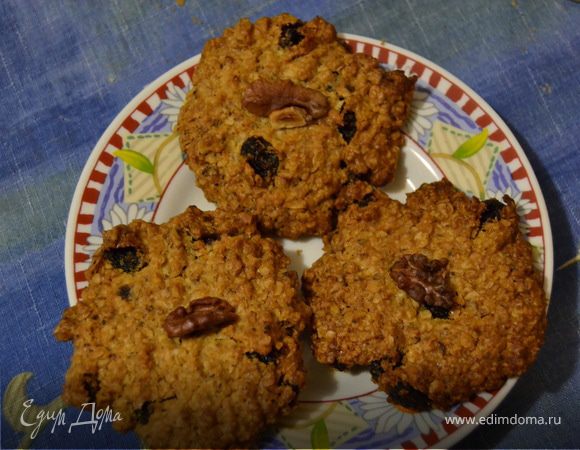 Овсяное печенье быстрого приготовления Овсяное печенье быстрого приготовления