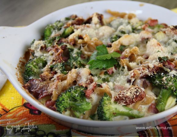 Гратен из пасты и овощей Гратен из пасты и овощей