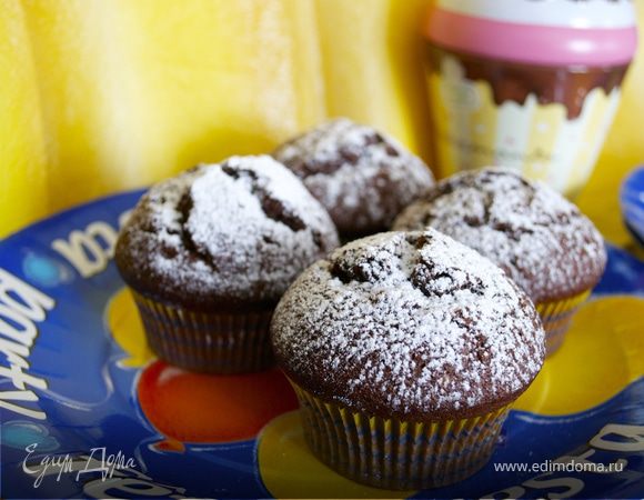 Капкейки на шоколадной пасте Капкейки на шоколадной пасте