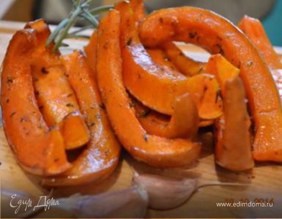 Тыква с чесноком и медом