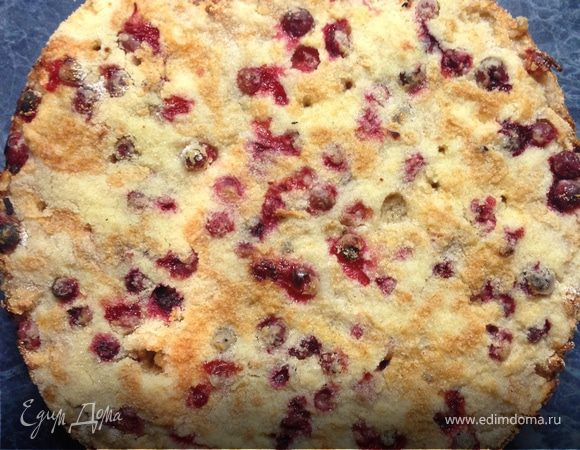 Сухой пирог с яблоками