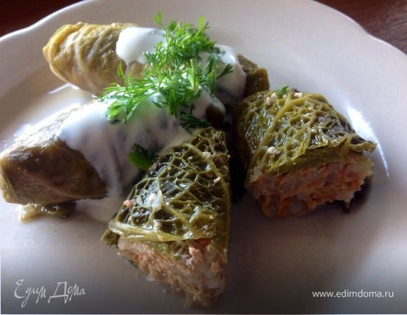 Голубцы из савойской капусты Голубцы из савойской капусты