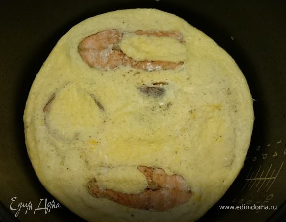 Форель в омлете