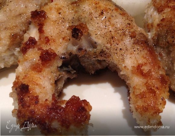 Жареная осетрина