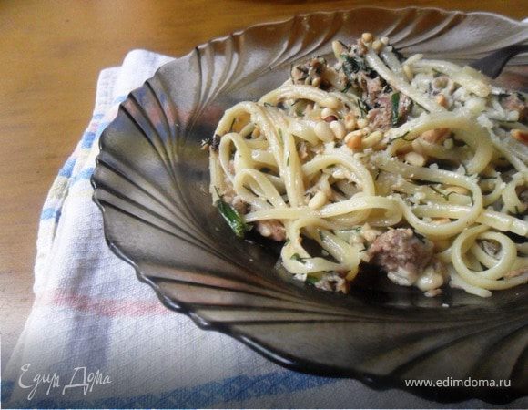 Спагетти с тунцом Спагетти с тунцом