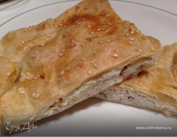 Пирог с осетриной