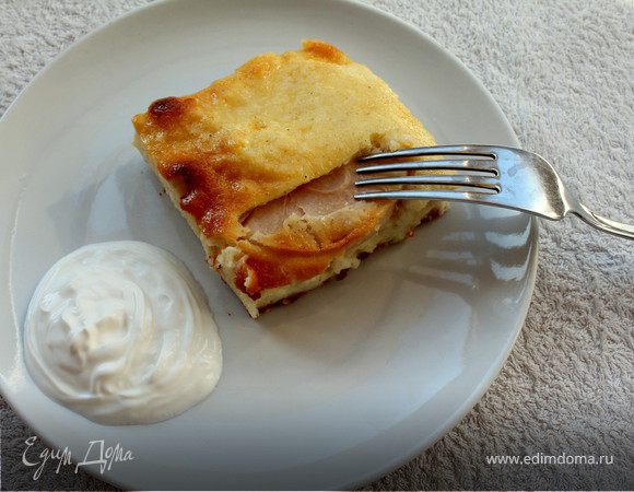 Запеканка с яблоками