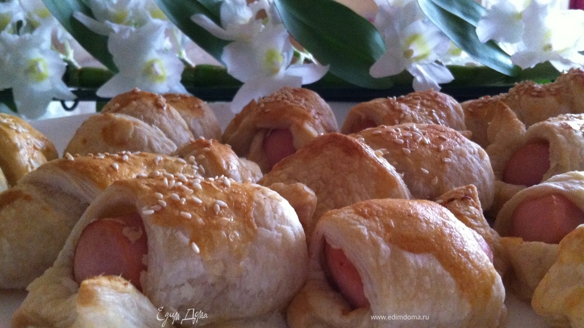 Сосиски кроличьи в тесте