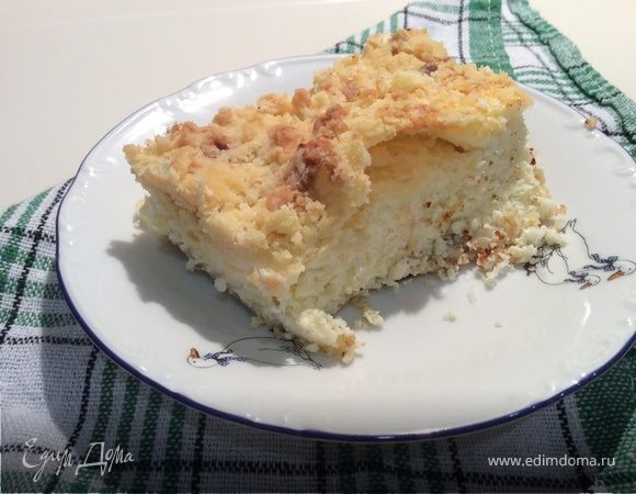 Творожная запеканка с кокосом Творожная запеканка с кокосом
