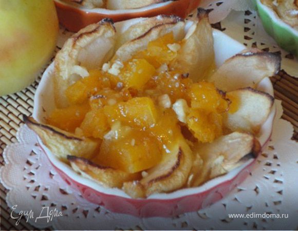 Тыквенно-яблочный десерт Тыквенно-яблочный десерт