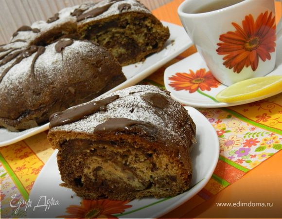 Шоколадно-банановый кекс Шоколадно-банановый кекс