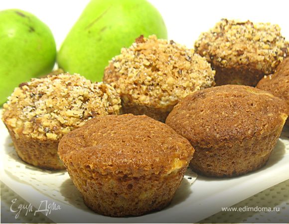 Грушевые кексы с шоколадом Грушевые кексы с шоколадом