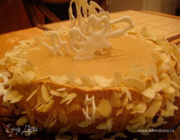 Торт "Шафран" с карамельным суфле