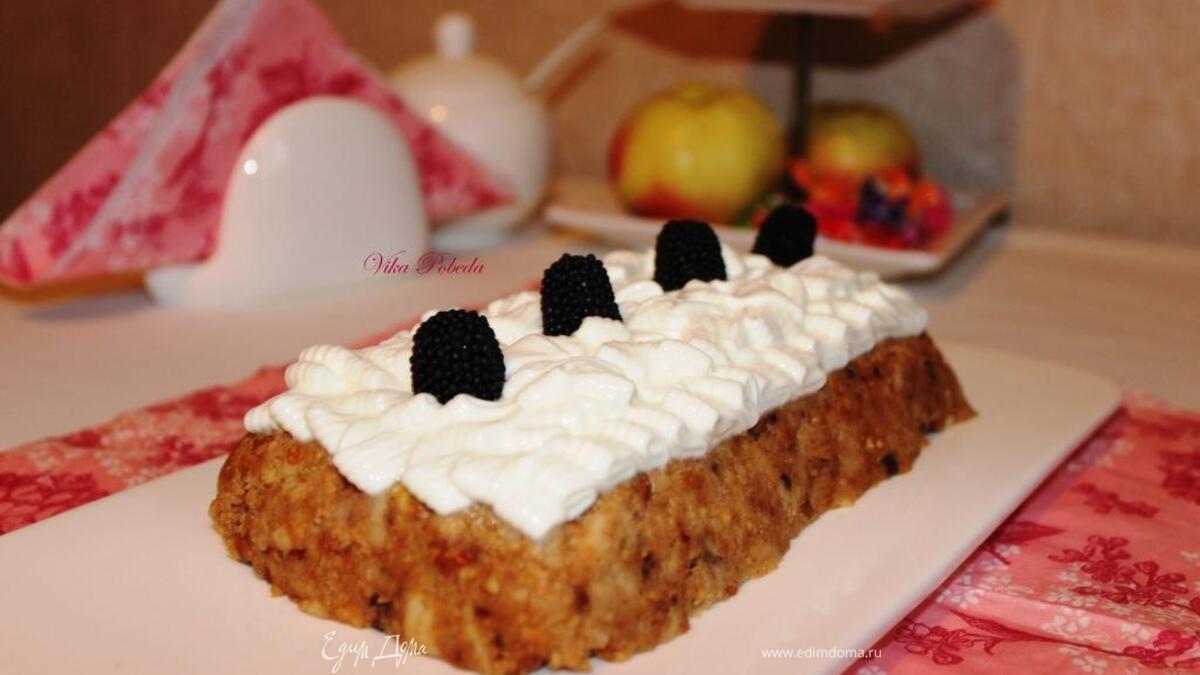 Ленивый яблочный торт