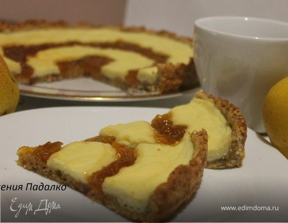 Пирог с творогом и джемом Пирог с творогом и джемом