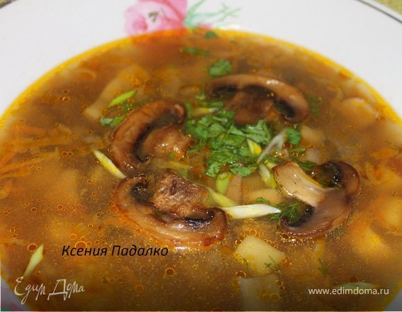 Как варить суп из сушеных грибов — читать на manikyrsha.ru