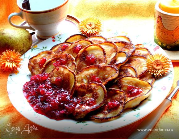 Оладьи с фруктами "Ассорти"