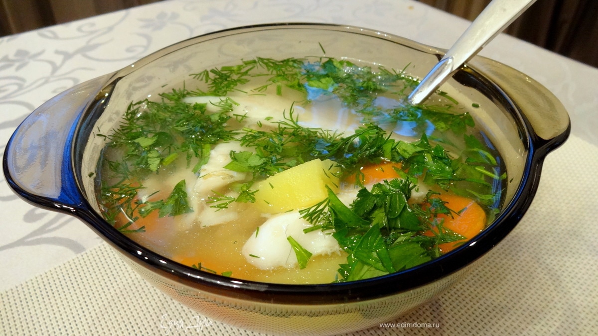 Уха из речных окуней