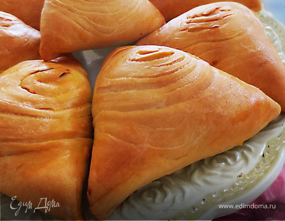 Слоеная узбекская самса Слоеная узбекская самса