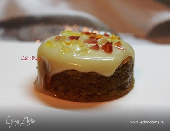 Тыквенные пирожные под апельсиново-сметанной глазурью Тыквенные пирожные под апельсиново-сметанной глазурью