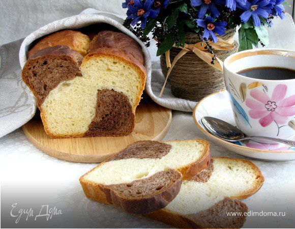 Тостовый хлеб с какао Тостовый хлеб с какао