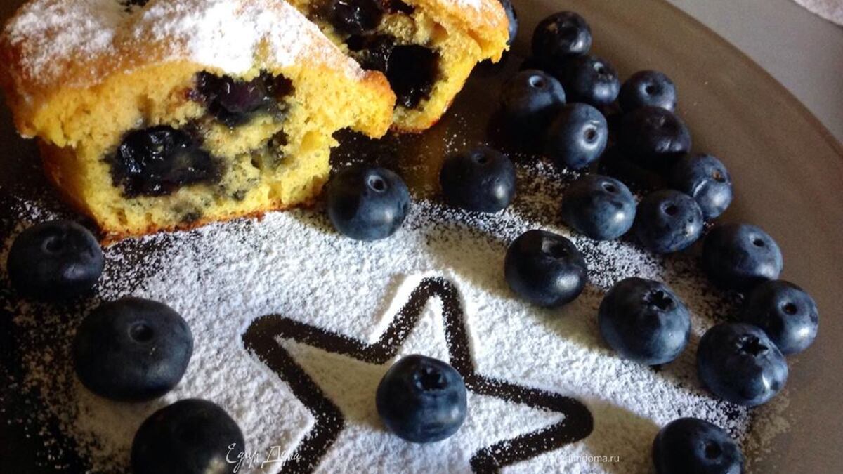 Маффины с голубикой
