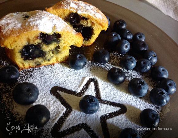 Маффины с голубикой