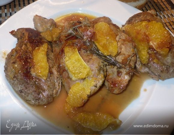 Утиная грудка в апельсиновом соусе