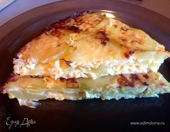 Омлет с кабачками в духовке Омлет с кабачками в духовке