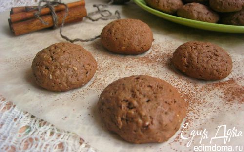 Рецепт Шоколадное печенье с кунжутом