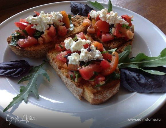 Брускетта овощная Брускетта овощная