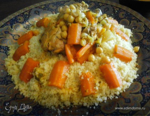 Марокканский кускус с курицей