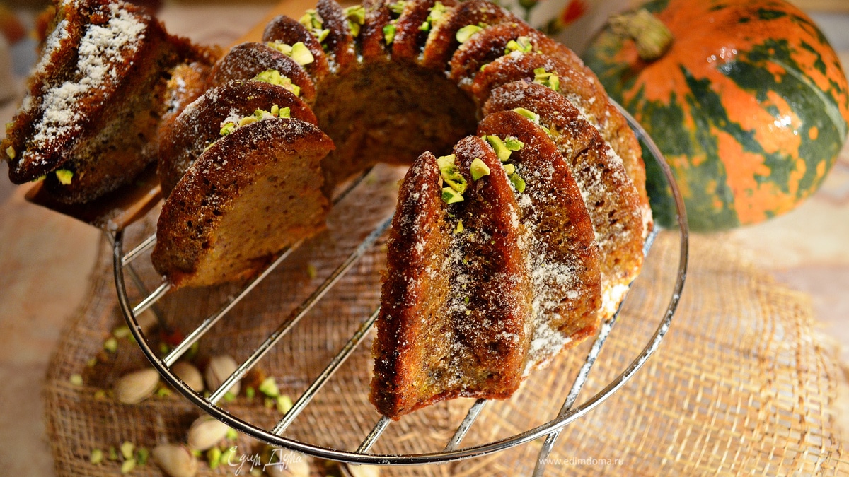 Тыквенно-апельсиновый кекс