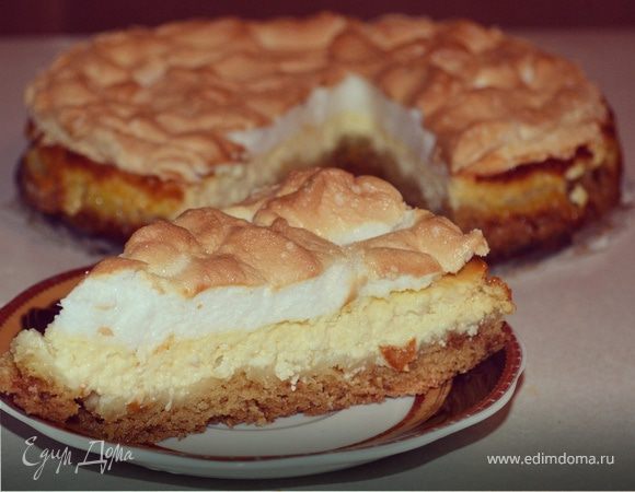 Творожный пирог с меренгой Творожный пирог с меренгой