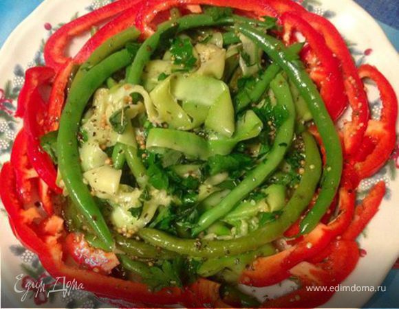 Теплый салат