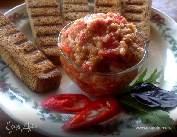 Икра из печеных баклажанов Икра из печеных баклажанов