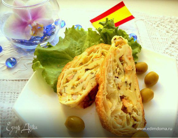 Рулет с морепродуктами Рулет с морепродуктами