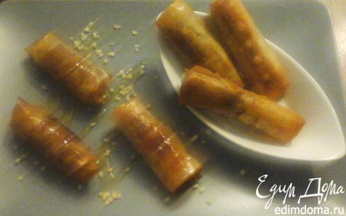 Рецепт "Сигары" с орешками и Пахлава