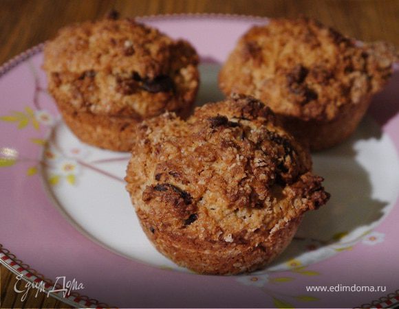 Арахисовые маффины с горьким шоколадом Арахисовые маффины с горьким шоколадом