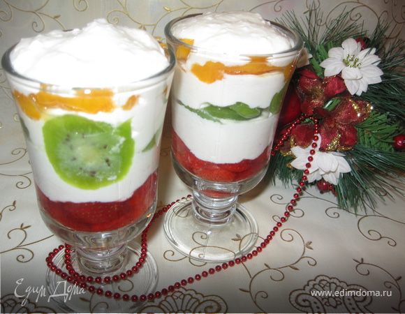 Десерт творожно-фруктовый Десерт творожно-фруктовый