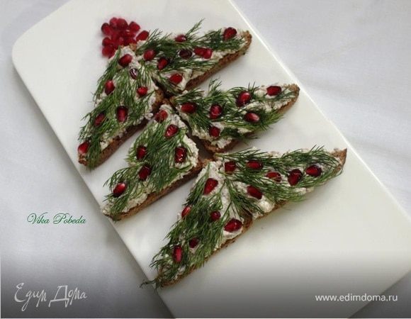 Бутерброды с печенью трески