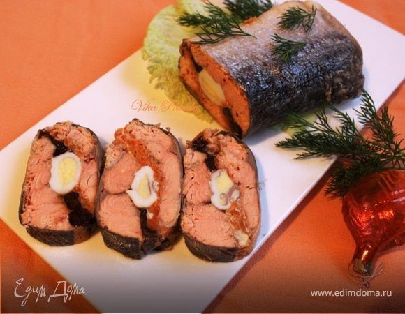 Рыбный рулет из горбуши