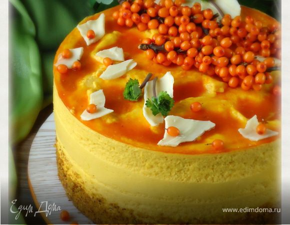 Торт черемухово-облепиховый "Осенний вальс"