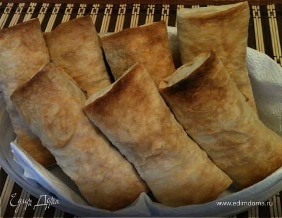 Ленивые пирожки с картошкой и белыми грибами