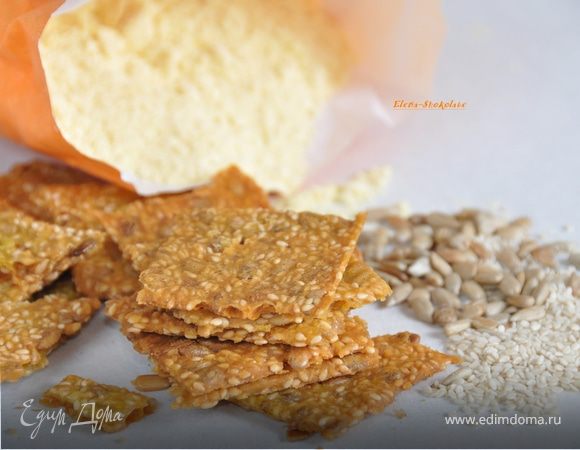 Шведские хрустящие хлебцы с семенами