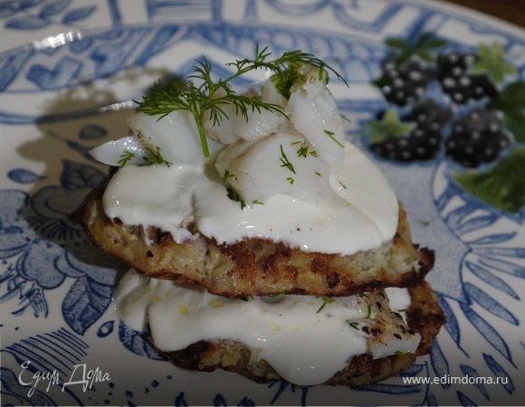 Картофельные драники с треской Картофельные драники с треской