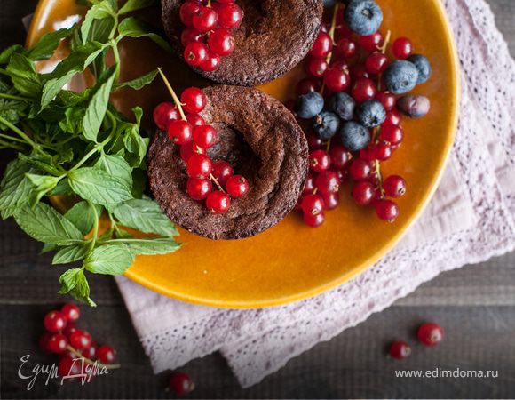 Шоколадный фондан Шоколадный фондан