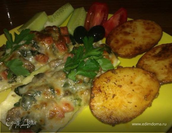 Кабачки фаршированные Кабачки фаршированные